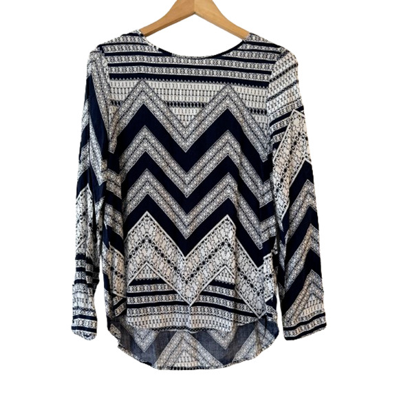 Fun2Fun Women's Alfredo Crew Neck Blouse - Picture 1 of 9